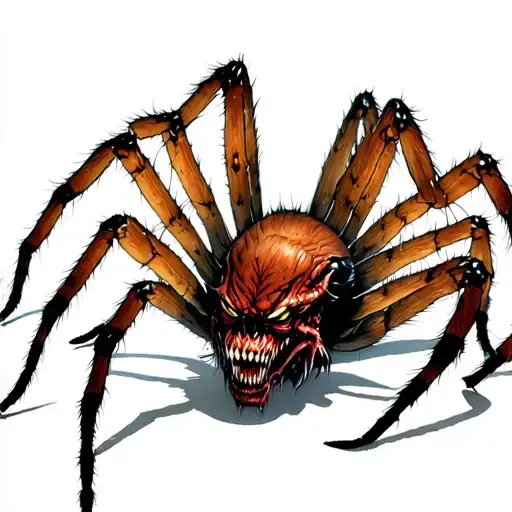 Demonic Spider Crawling