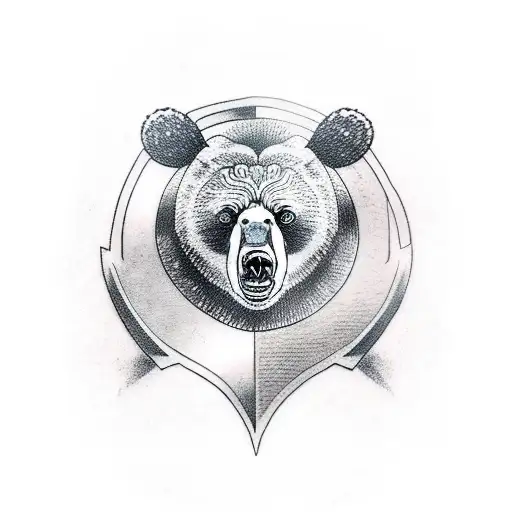 Bear Viking Axe Rune