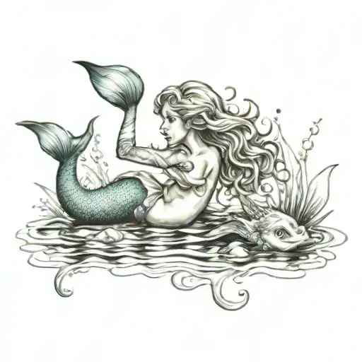 Mermaid 2 Kids Playing