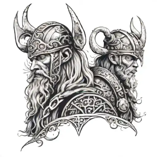Viking God And Norse God