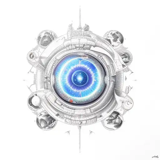 The Planet Crossed By A Car