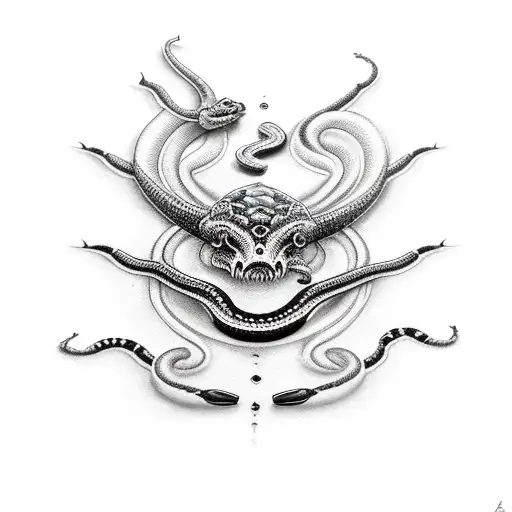 Dagger With Snakehead Pommel