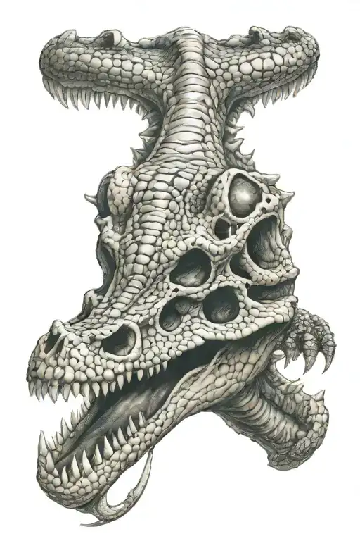 Alligator Skull Soft Shading