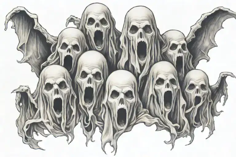 Group Of Ghosts