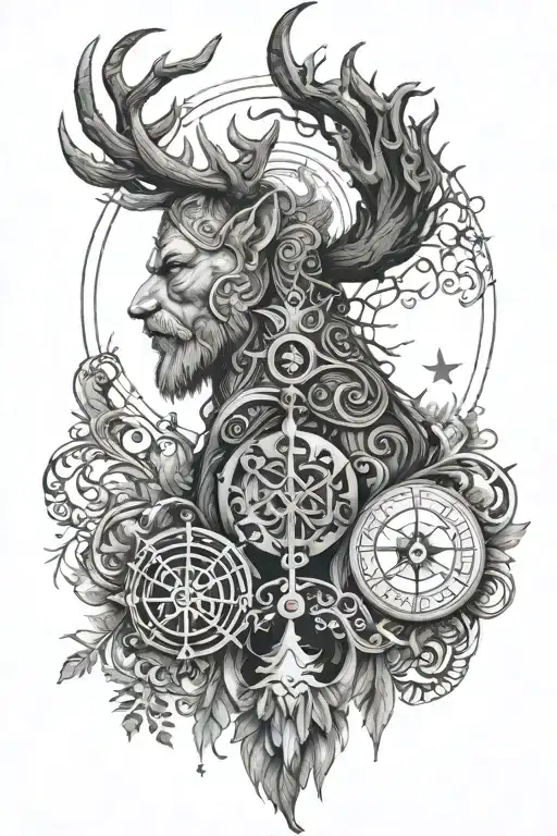 Nordic Symbols And Gods
