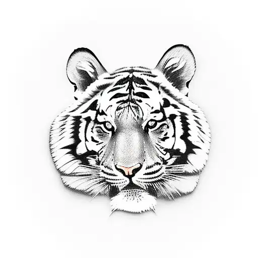 Tiger On Chest