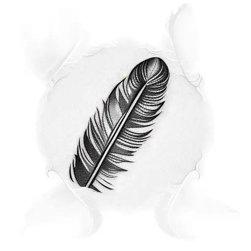 Feather And Olive Leaf