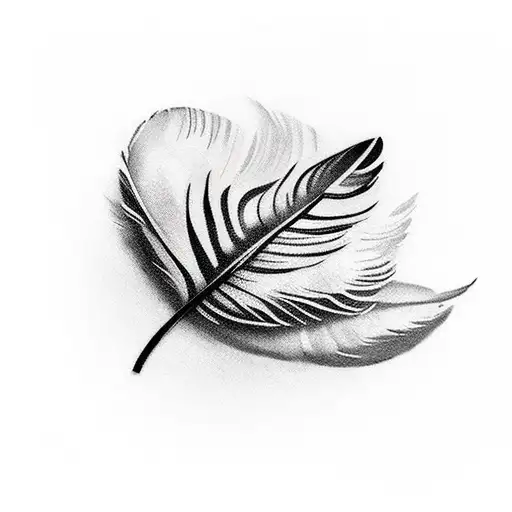 Feather Olive Leaf
