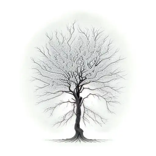 A Tree With Branches Shaped Like Dna Helixes