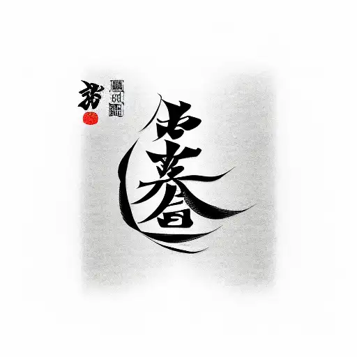 Kanji Character About Love