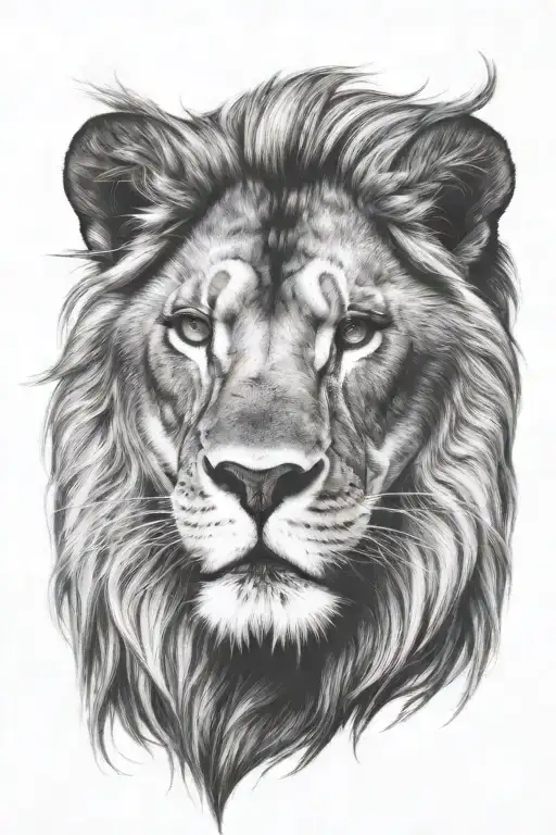 Half Lion With Cross