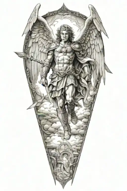 Archangel Michael In Dream Caused By The Flight