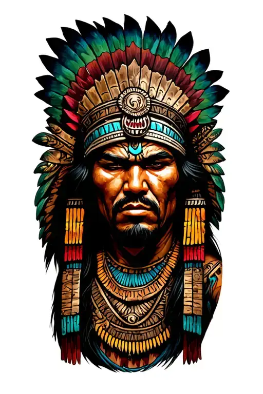 Azteca Warrior Surrounded