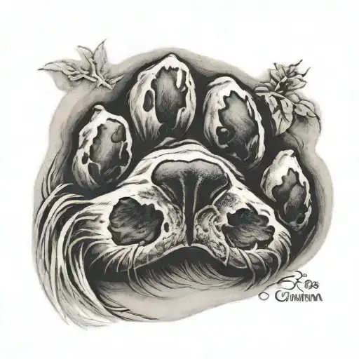 Dog Paw Print
