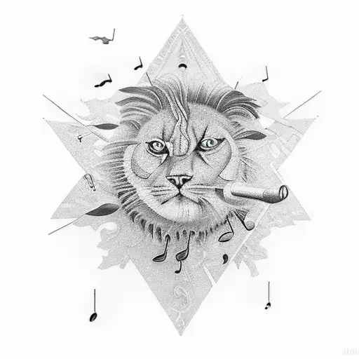 Music Staff Transforming Into Road With The Sky In The Background And Sun Rays