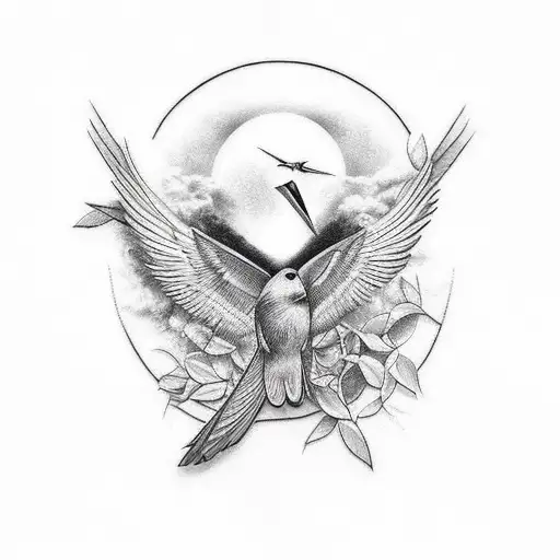 A Bird Being Dissected