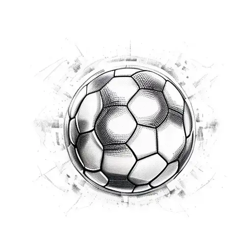 A Soccer Ball Transforming Into A World Map