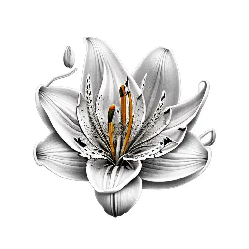 White Lily Represent Life And Death