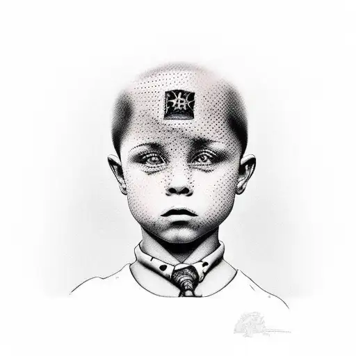 A Gangsta Kid With Tanktop And Behind A Big City With Scylines