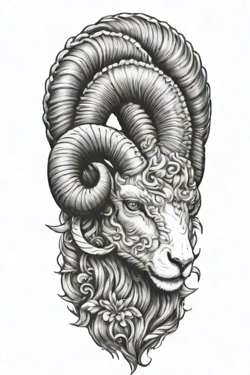 Ram Tatoo Half Sleeve