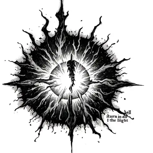 If They Throw Me In Hell I Turn Light In The Middle Of Darkness