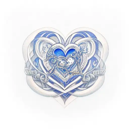 Blue Love Heart