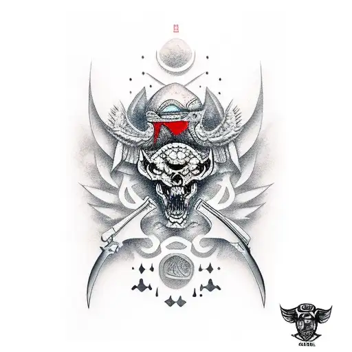 Cuervo Con Una Katana