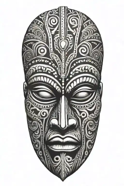 African Zulu Mask