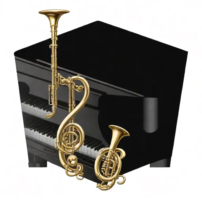 Treble Clef Trumpet Piano Saxophone