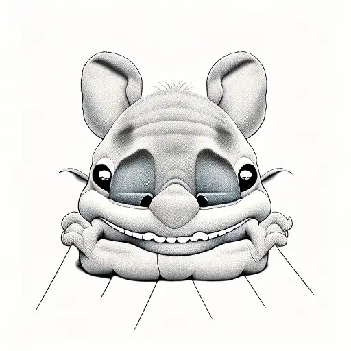 Lilo And Stich Hawaiian Dance In Tim Barton Style