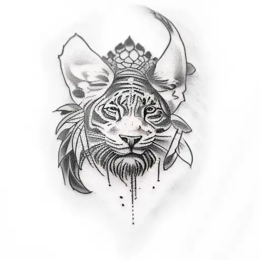 Full Leg Tattoo African Inspried With To Finsih Leg Sleep