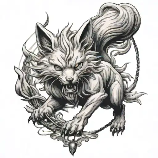 Kurama With Naruto On Swing