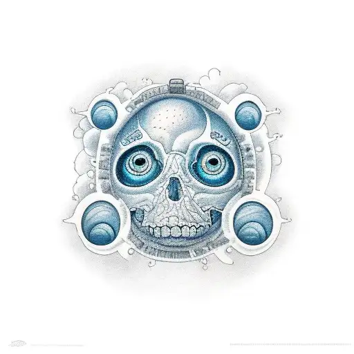 Human Wondering Looking At The Ocean And Sky