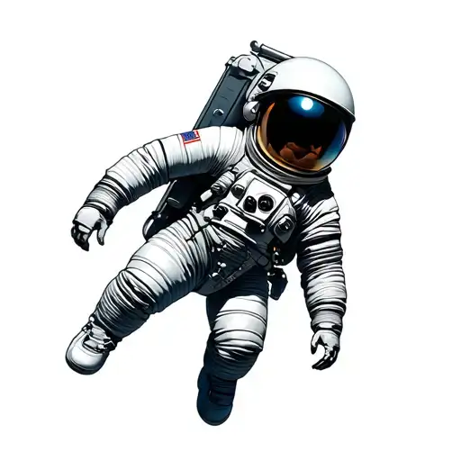 Astronaut Floating