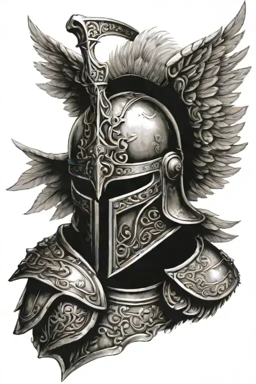 Angel Warrior Helmet Armor