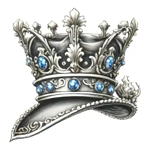 The Queen's Half-crown And Half A Crown King Crown