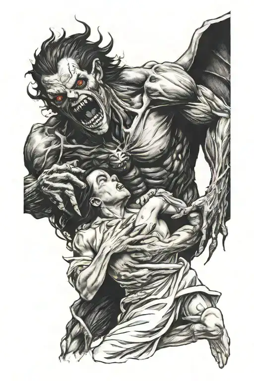 Sleep Paralysis Demon Holding Person