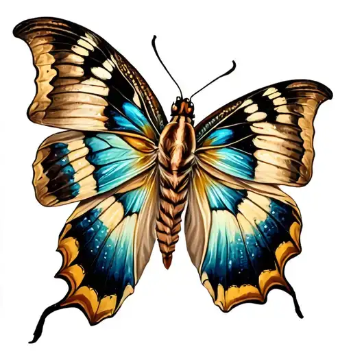 Butterfly Moth Emerging