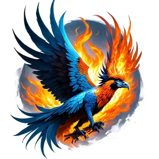 Phoenix Rising From The Ashes