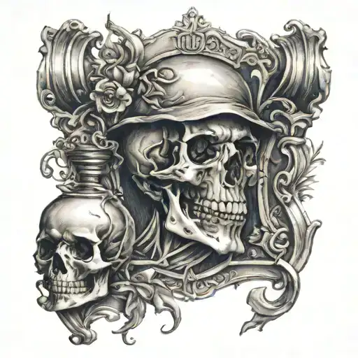 Hourglass Skull