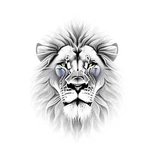 A Realistic Lion Roaring From The Hood Of A Race Car