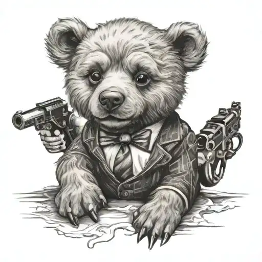 Mob Boss Teddy Bear