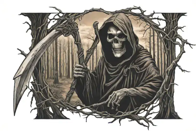 Grim Reaper Woods Surrounded