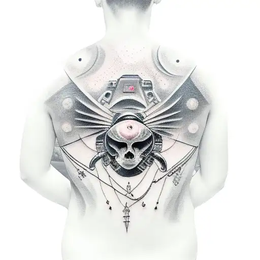 Realistic Space Gangster Including Whole Body