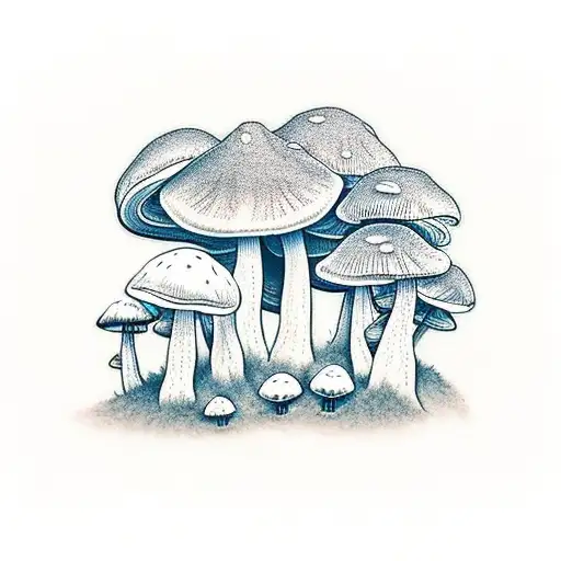 Nature Landscape Mushrooms Deer