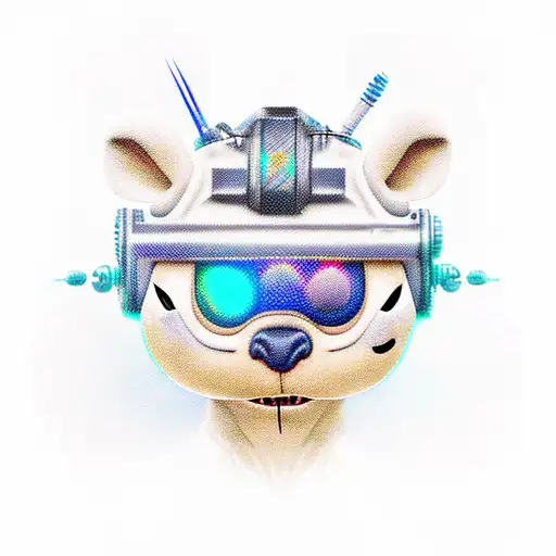 Stich Style Cyberpunk But Cute