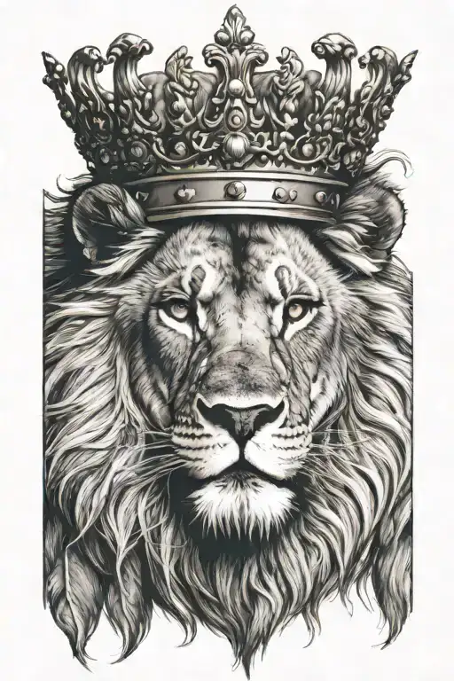Lion With Crown