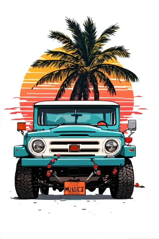 Fj40 And Sunsets Music Party Love Drugs