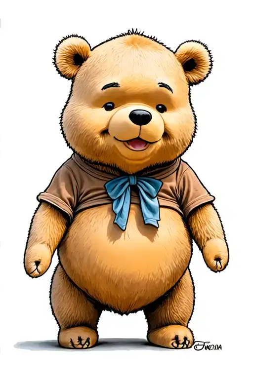 Pooh Bear Standing