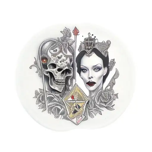 The Lovers Tarot Card With Gomez And Morticia Adams